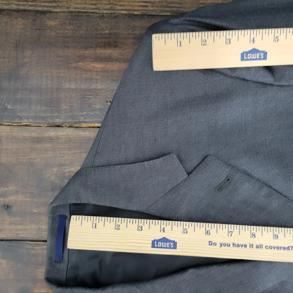Daniel Cremieux Men's Sport Coat Blazer Three Button Charcoal Loro Piana Wool 48